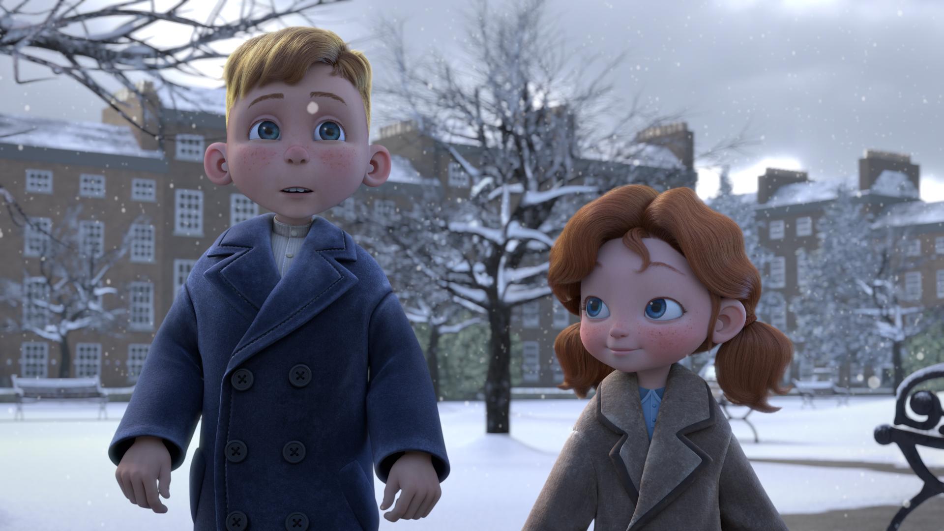 A still from animated holiday special Angela's Christmas 2