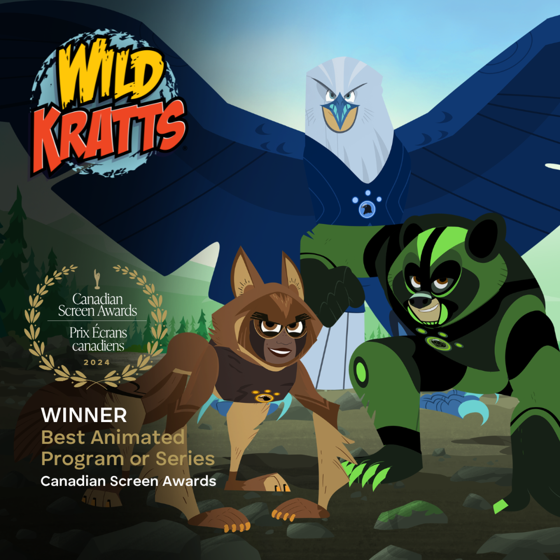 Canadian_Screen_Awards Square Graphic Wild Kratts