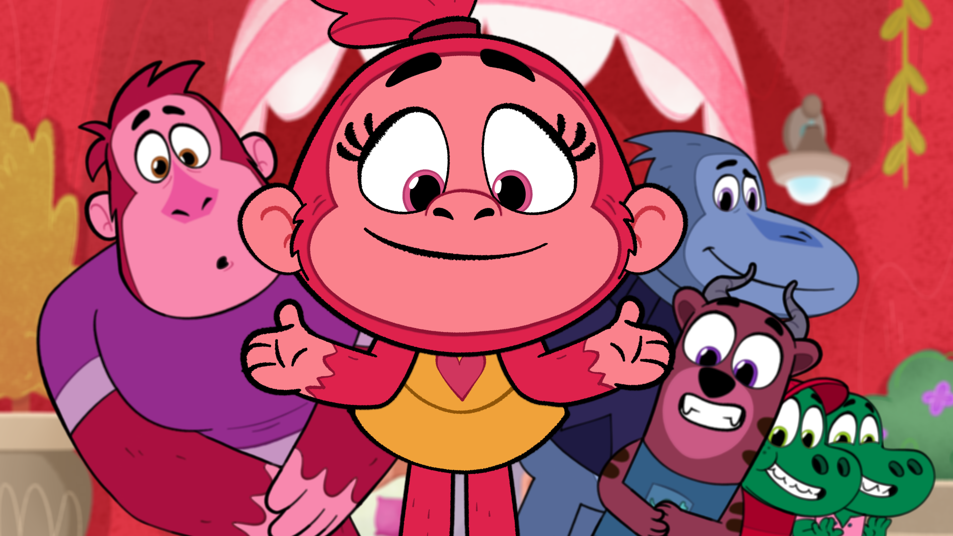 Let's Go Bananas Characters standing together