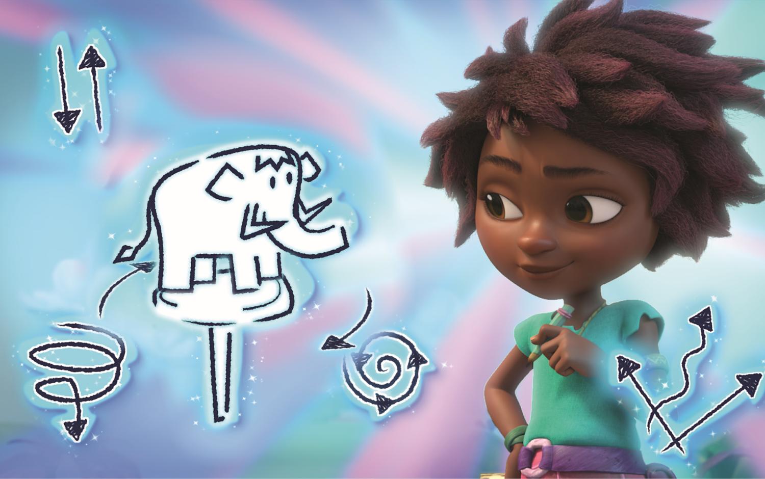 A still from the animated series Eureka!