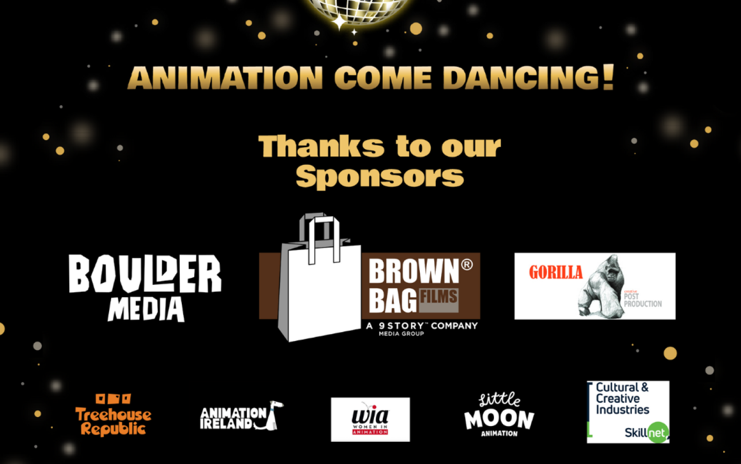 Animation Come Dancing Sponsors