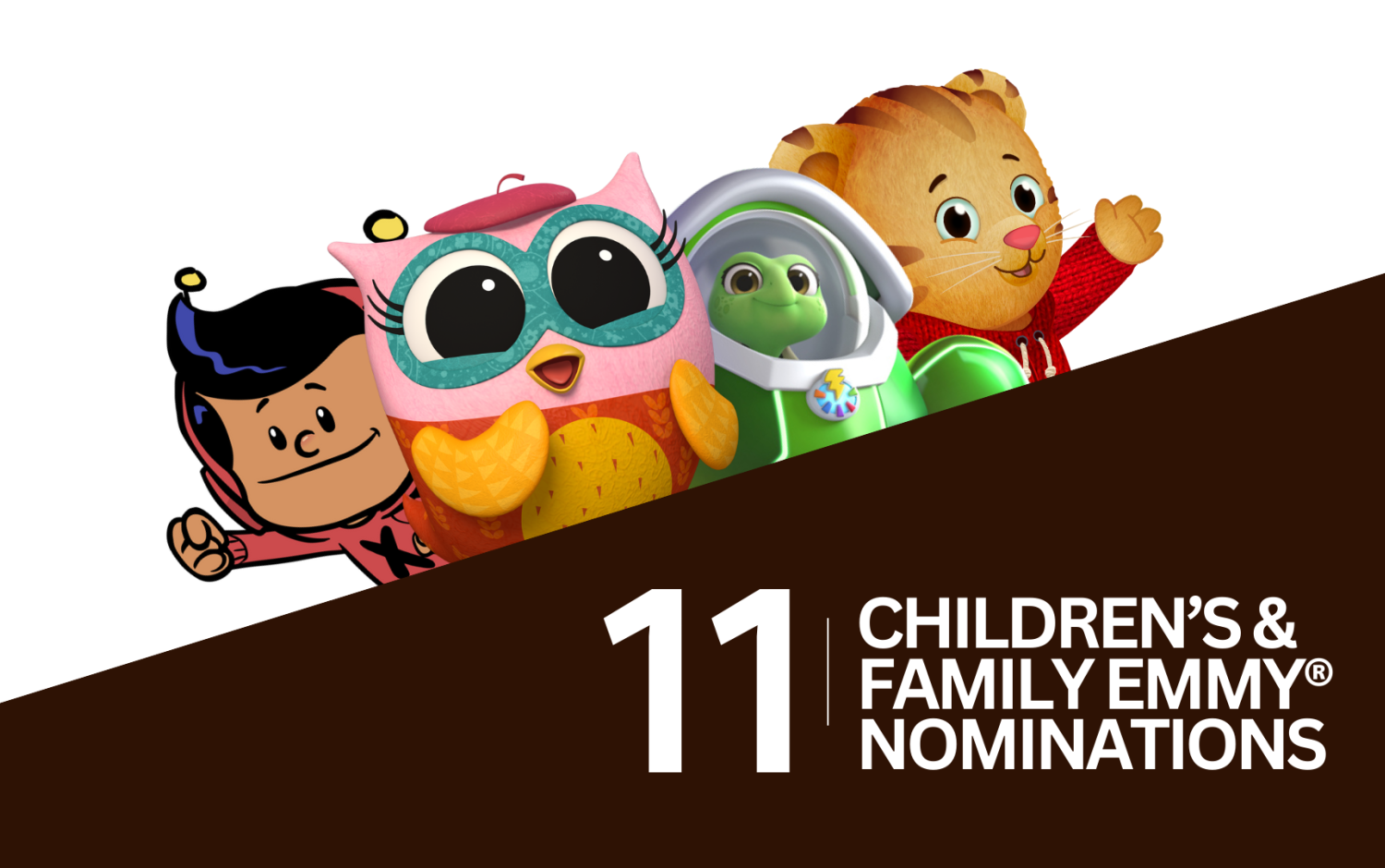Emmy hero graphic with characters
