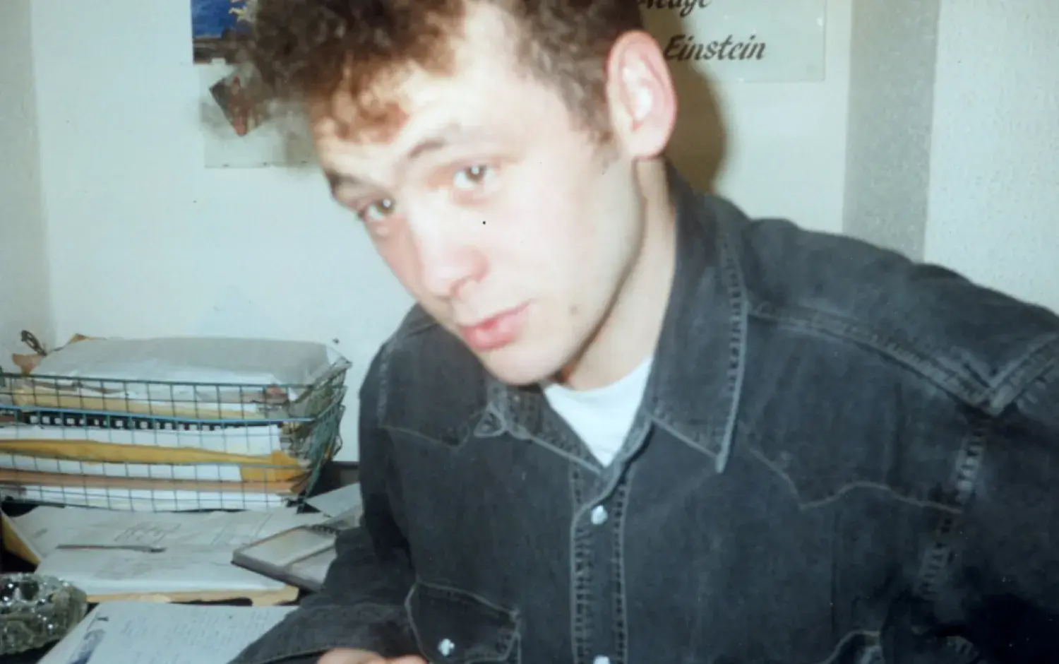 A photo of Cathal Gaffney in 1994