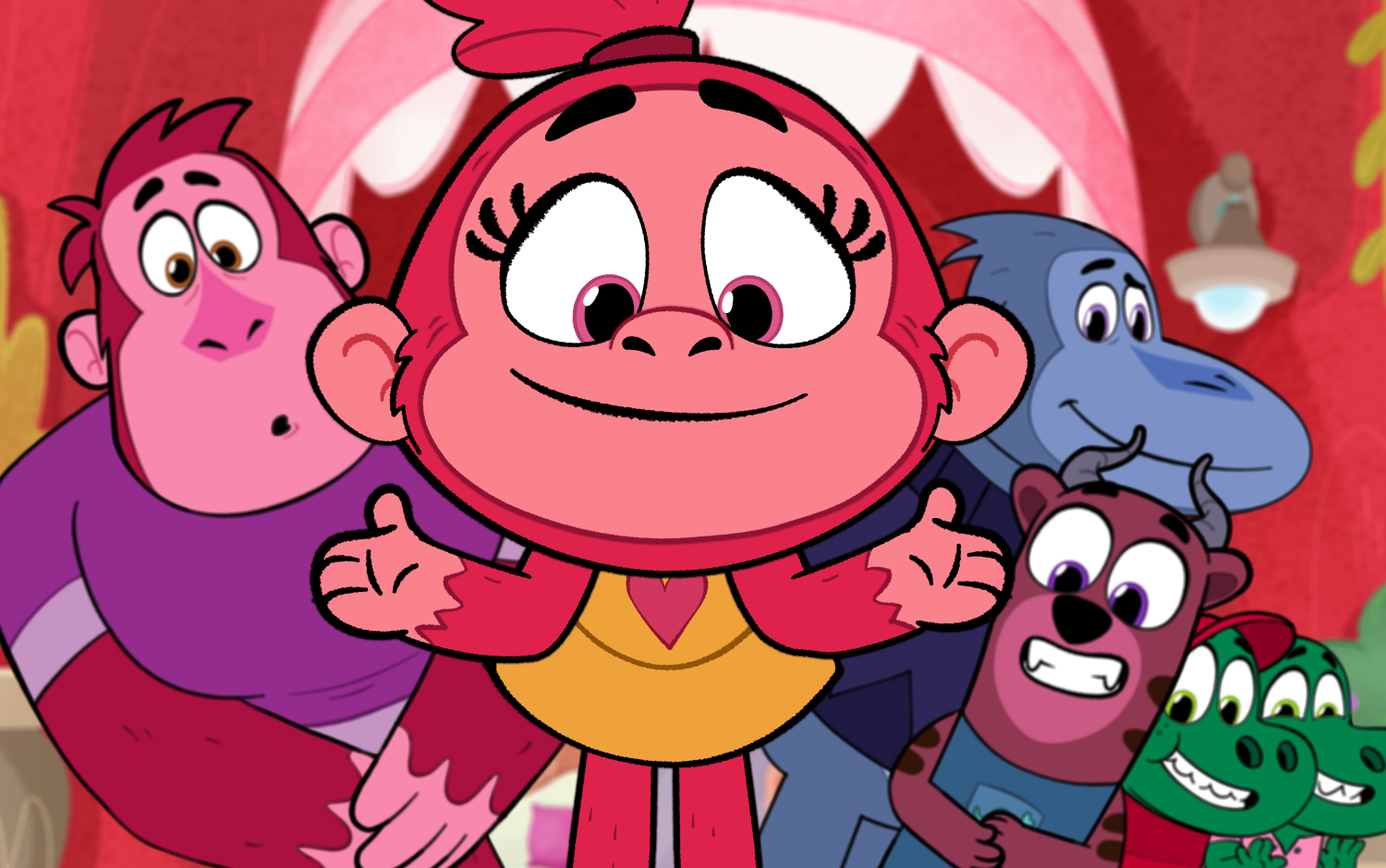 Let's Go Bananas Characters standing together