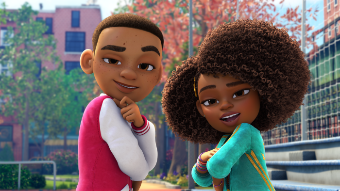 Crash and Karma striking a pose