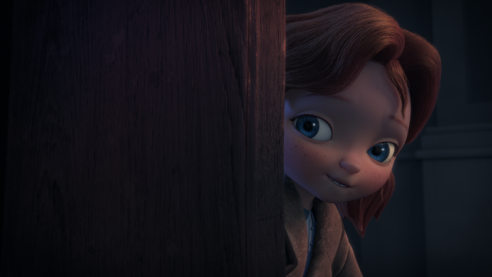 A still from animated holiday special Angela's Christmas