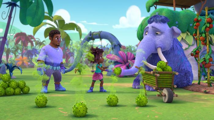 A still from the animated series Eureka!