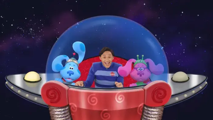 Blue's Clues & You: Josh, Blue, and friends travel in a spaceship through space.