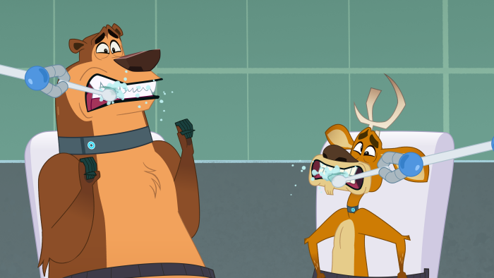 Open Season: Call of Nature: Bear and deer get dental work.