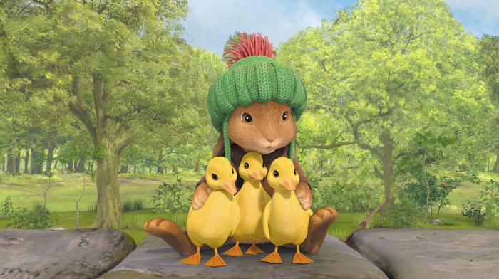 Benjamin and some ducklings