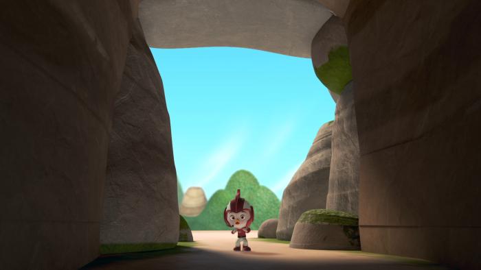 An image from the animated series Top Wing